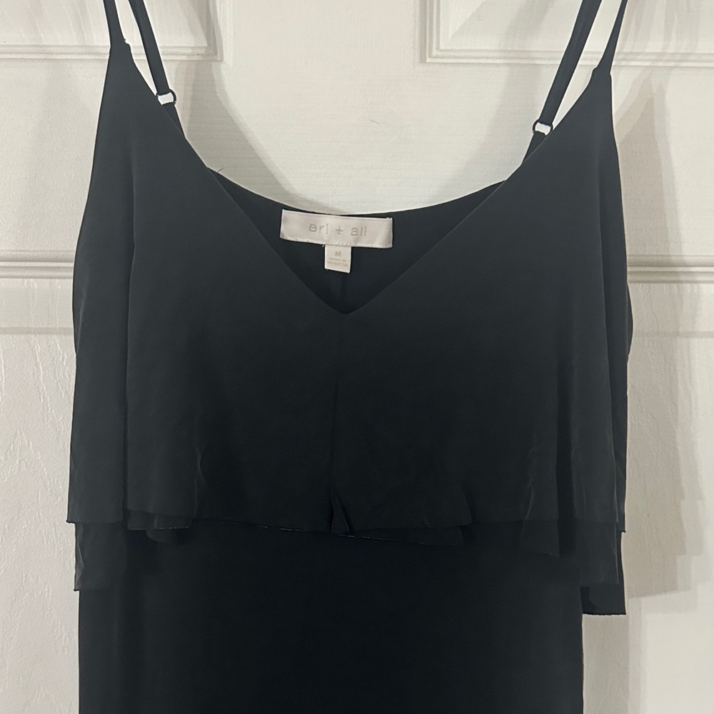 Anthro Eri + Ali Black tank dress - Picture 4 of 7